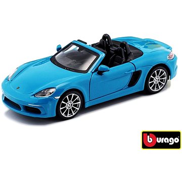 Obrázok Bburago Porsche 718 Boxster 1:24 modrá