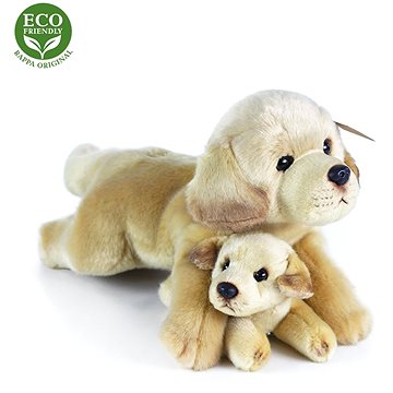 Obrázok Eco-Friendly Rappa labrador s bábätkom ležiaci 25 cm