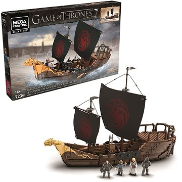 Obrázok MEGA BLOKS HRA O TRÓNY TARGARYENSKÁ LOĎ