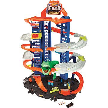 Obrázok Hot Wheels City garáž s T-rexom (0887961813425)