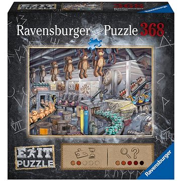 Obrázok Ravensburger  164844 Exit Puzzle: V továrne na hračky 368 dielikov (4005556164844)