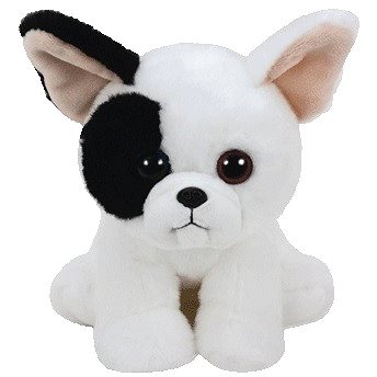 Obrázok Beanie Babies MARCEL 15 cm - bíločerný pejsek