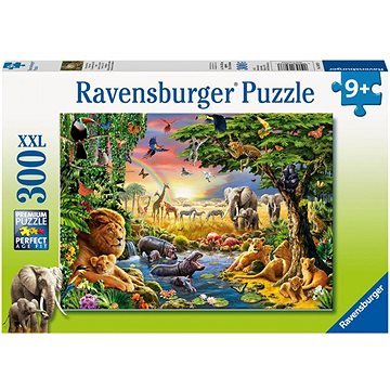 Obrázok Puzzle RAVENSBURGER 300 dílků - Večer u napajedla XXL