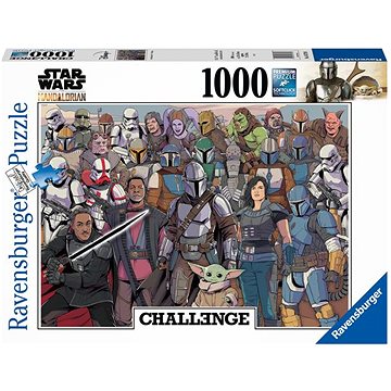 Obrázok Puzzle Star Wars: Mandalorian - Postavy, 1000 dílků