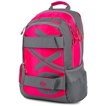 Obrázok KARTON PP - Študentský batoh OXY Šport NEON LINE Pink 46cm