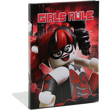 Obrázok LEGO BATMAN MOVIE ZAPISNIK (HARLEY QUINN/BATGIRL)