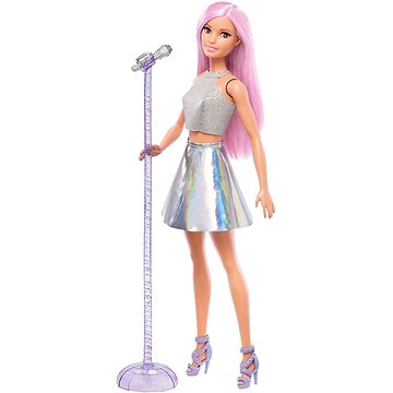 Obrázok Barbie první povolání - zpěvačka s mikrofonem (ASRT0887961368062)