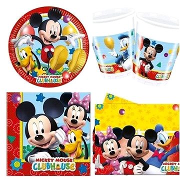 Obrázok GoDan Talíře papírové MICKEY 19,5 cm 8 ks - GODAN