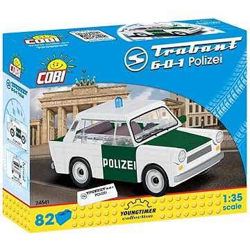 Obrázok Cobi 24541 Youngtimer – TRABANT 601 Polizei, 1:35, 82 k