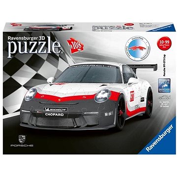 Obrázok Ravensburger 3D 111473 Porsche GT3 Cup (4005556111473)