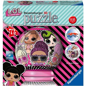 Obrázok Ravensburger 3D 111626 Puzzleball LOL (4005556111626)