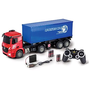 Obrázok RC model nákladného automobilu kamión Carson Modellsport Mercedes-Benz Arocs mit Container 500907317, 1:20