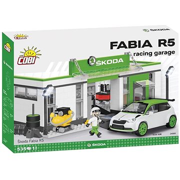 Obrázok Cobi Škoda Fabia R5 Racing garáž (5902251245801)