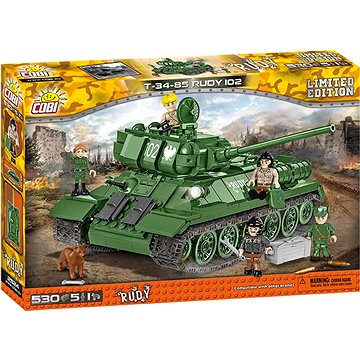 Obrázok Cobi T-34/85 z filmu Štyria z tanku a pes (5902251025243)