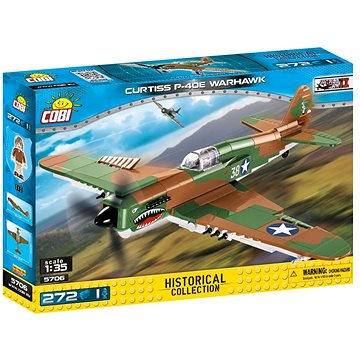 Obrázok Cobi 5706 II WW Curtiss P-40E Warhawk, 1:35, 272 kostek