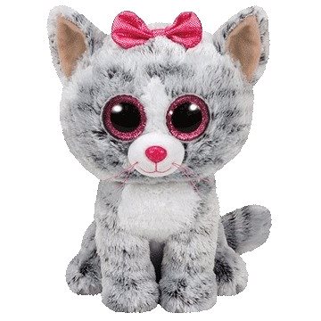 Obrázok Beanie Boos KIKI - 24 cm - šedá kočka