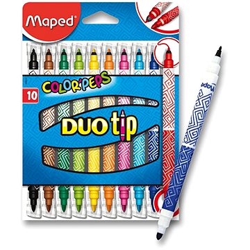 Obrázok Maped Color Peps DuoTips, 10 farieb (3154148490104)