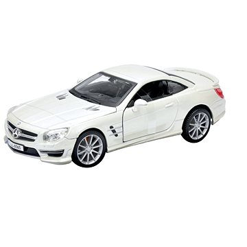 Obrázok Bburago Mercedes-Benz SL 65 AMG biela 1:24 (4893993010455)