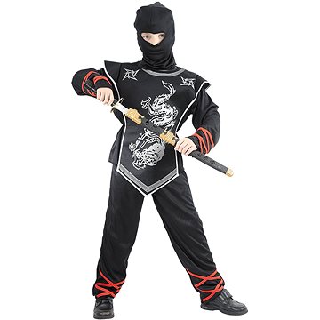 Obrázok 86150 - Kostým na karneval Stříbrný ninja, 120-130cm