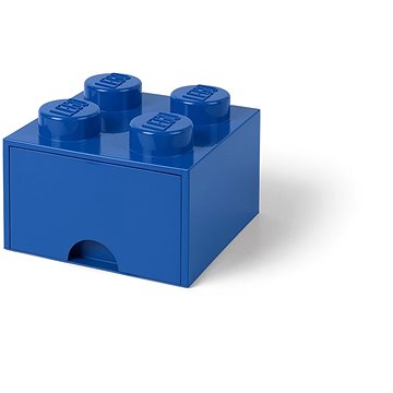 Obrázok LEGO úložný box 4 s šuplíkem - modrá (5711938029425)