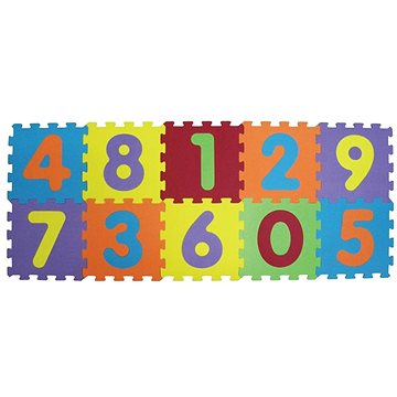 Obrázok LUDI Puzzle penové 140x56 cm – čísla 10 ks