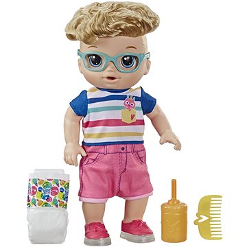 Obrázok Baby Alive Chodící panenka s blond vlasy (5010993597185)