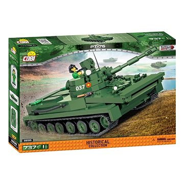 Obrázok Cobi 2235 Small Army Light amphibious tank PT-76, 737 kostek