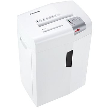 Obrázok Skartovač HSM Shredstar X15 White, DIN P-4, 4x37mm, 15 listů, 26l, CD+DVD, Credit Card, Sponky 1030121