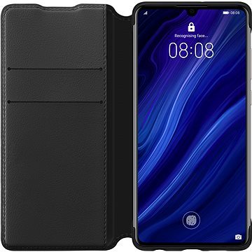 Obrázok Huawei Original Wallet Puzdro Black na P30 Lite (51993079)