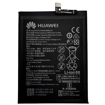 Obrázok HuaweiHB446486ECW Baterie 3900mAh Li-Ion (Service Pack) 8596311093500