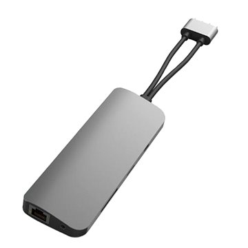 Obrázok HyperDrive VIPER 10 v 2 USB-C Hub, strieborný (HY-HD392-SILVER)