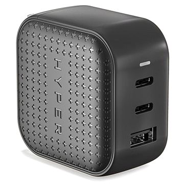 Obrázok HyperJuice 66W GaN – USB nabíjecí adaptér, černý, HY-HJ-GAN65-black