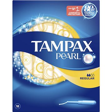 Obrázok Tampax Pearl Regular (18 ks) (4015400532989)