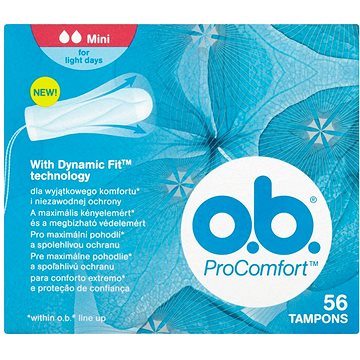 Obrázok O.B. ProComfort Mini Tampons 56 ks (3574661329864)