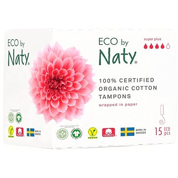 Obrázok NATY NATURE Tampóny Super Plus 15 ks