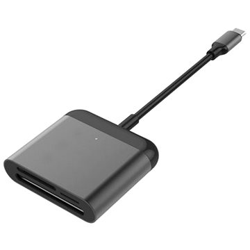 Obrázok HyperDrive™ USB-C Pro Card Reader (CF, SD,microSD) HY-D209-BLACK