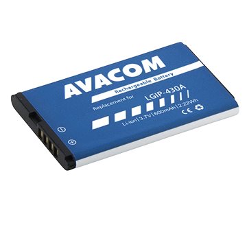 Obrázok AVACOM Baterie do mobilu LG KP100 Li-Pol 3,7V 600mAh (náhrada LGIP-430A) GSLG-KP100-600