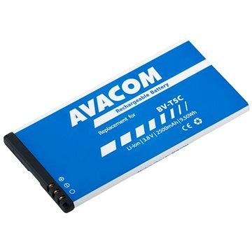 Obrázok Baterie AVACOM GSMI-BVT5C-S2500 do mobilu Microsoft Lumia 640 Li-ion 3,8V 2500mAh (náhrada BV-T5C) (GSMI-BVT5C-S2500)