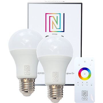 Obrázok Immax Immax NEO - 2xLED Stmievateľná žiarovka E27/8,5W/230V + ovládač ZigBee IM0120