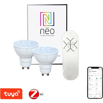 Obrázok Immax Immax NEO - 2xLED Stmievateľná žiarovka GU10/4,8W/230V + ovládač ZigBee IM0122