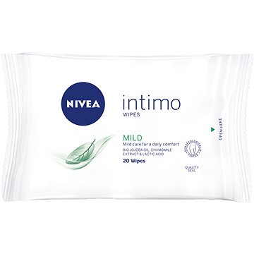 Obrázok Nivea Intimo Mild Cleansing Wipes Intímna kozmetika 20ks