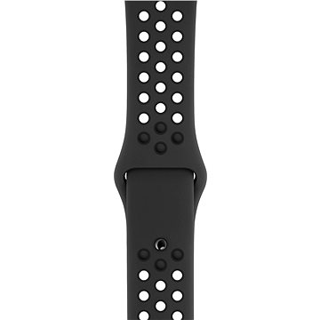 Obrázok Apple Watch 40mm Antracitový/černý Nike Sport Band – S/M & M/L (MX8C2ZM/A)