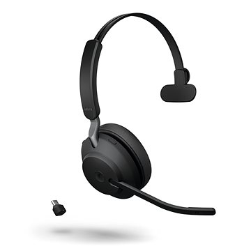 Obrázok Jabra Evolve2 65, Link380c MS Mono Black (26599-899-899)