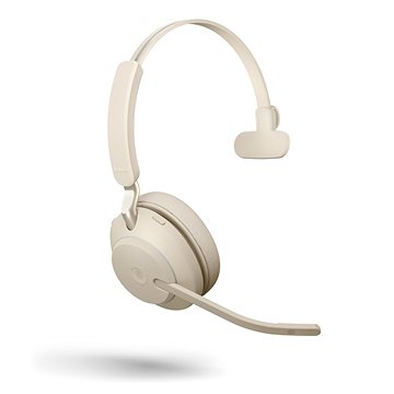 Obrázok Jabra Evolve2 65, Link380a MS Mono Beige (26599-899-998)