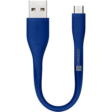 Obrázok CONNECT IT Wirez Micro USB modrý, 0.13 (CI-1170)