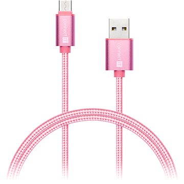 Obrázok CONNECT IT Wirez Premium USB-C 1m rose (CI-667)