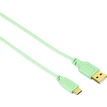 Obrázok Hama Flexi-Slim USB-C 0.75m zelený (135786)