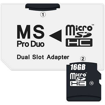 Obrázok CONNECT IT MS PRO DUO na 2x Micro SDHC (CI-1138)