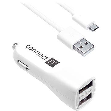 Obrázok CONNECT IT InCarz Charger Strong biela (CI-708)