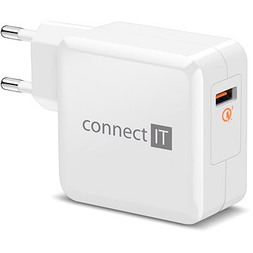 Obrázok CONNECT IT InWallz QUALCOMM QUICK CHARGE 3.0 bílá (CWC-2010-WH)